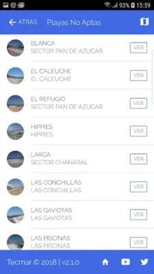 Playas Habilitadas android App screenshot 5